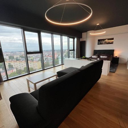 Hanza Tower - Luxurious Apartment 60M2 - 15Th Floor City View شتشيتسين المظهر الخارجي الصورة