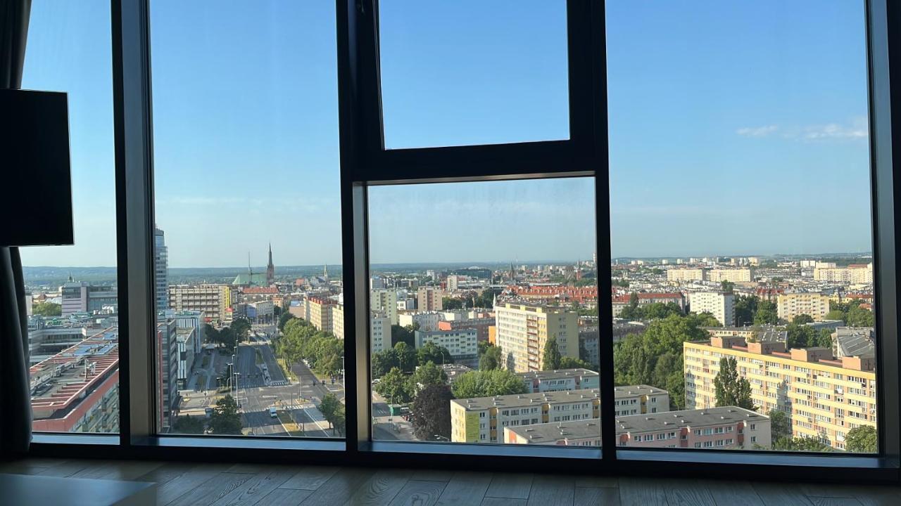 Hanza Tower - Luxurious Apartment 60M2 - 15Th Floor City View شتشيتسين المظهر الخارجي الصورة