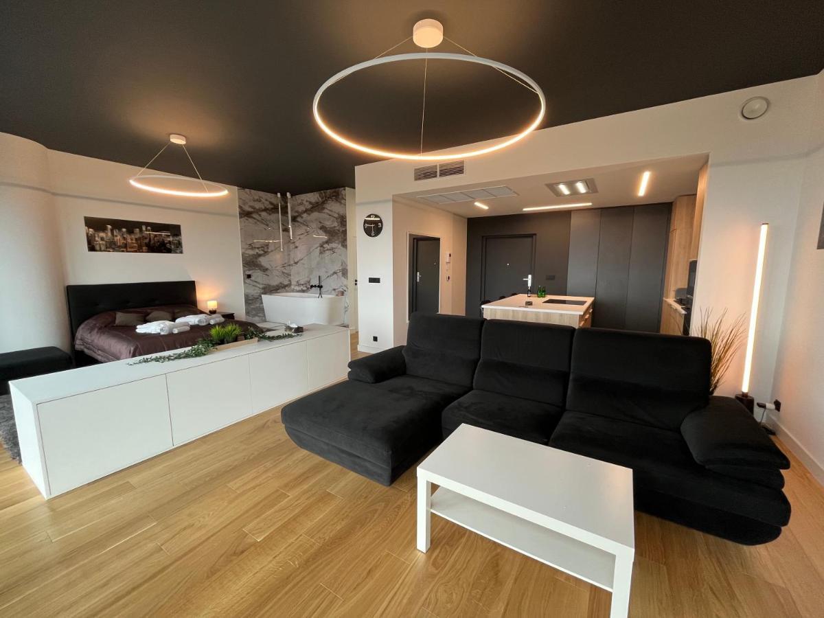Hanza Tower - Luxurious Apartment 60M2 - 15Th Floor City View شتشيتسين المظهر الخارجي الصورة
