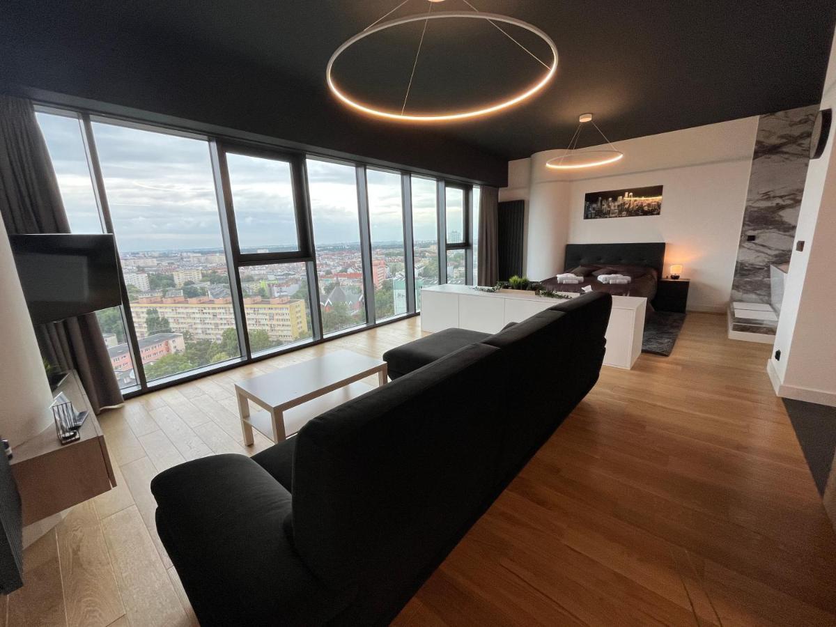 Hanza Tower - Luxurious Apartment 60M2 - 15Th Floor City View شتشيتسين المظهر الخارجي الصورة