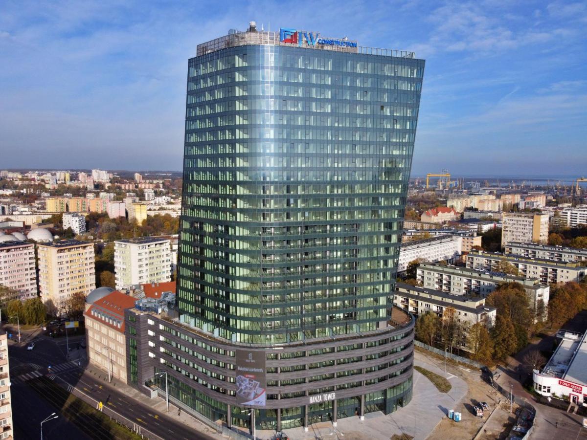 Hanza Tower - Luxurious Apartment 60M2 - 15Th Floor City View شتشيتسين المظهر الخارجي الصورة